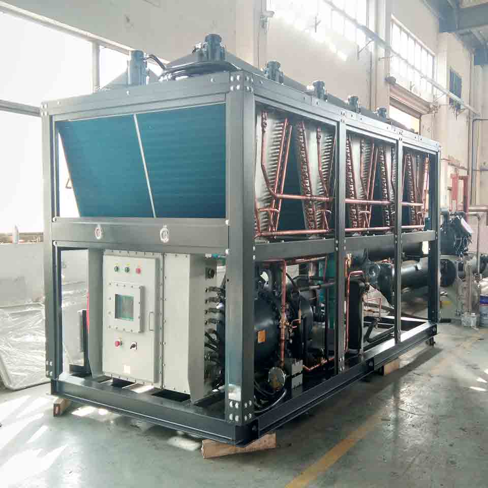 Explosion proof chiller, low-temperature explosion-proof chiller, lever mounted screw explosion-proof chiller unit